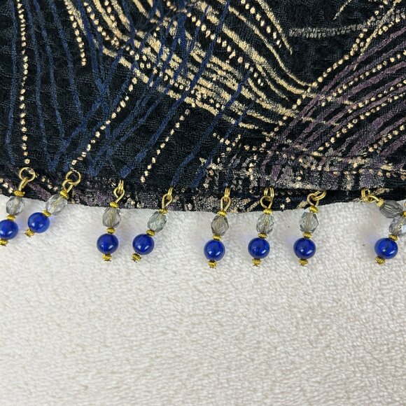 COLDWATER CREEK Women Size 2x Multicolor Crew Neck 3/4 Sleeve Blouse Beautiful - Picture 10 of 12